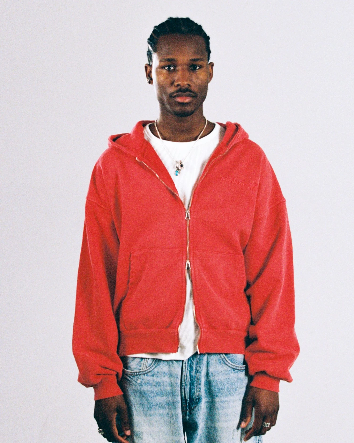 Icon Washed Red Zipper 4 Icon Washed Red Zipper - Image 2