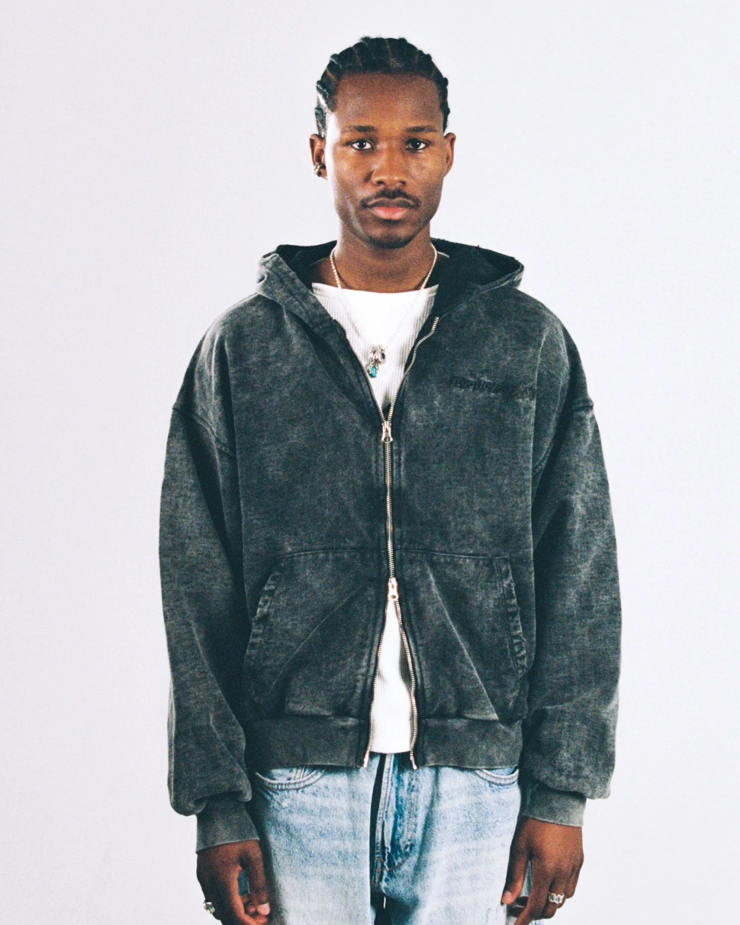 Icon Washed Carbon Zipper 4 Icon Washed Carbon Zipper - Image 2