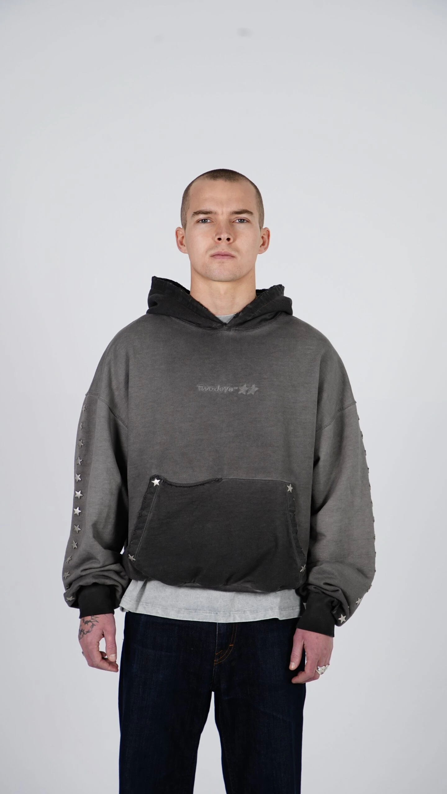 Icon Lab Anthracite Hoodie 4 Icon Lab Anthracite Hoodie - Image 2