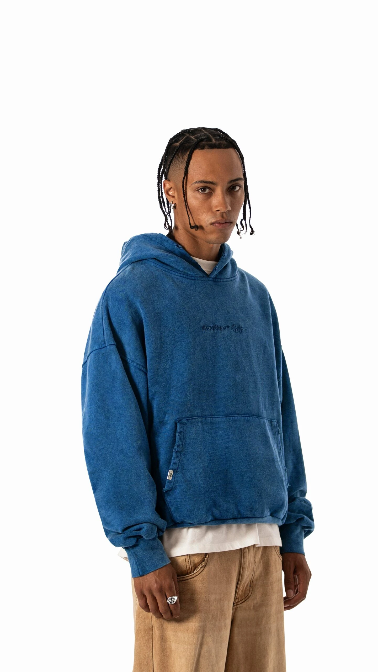 Icon Acid Blue Hoodie 6 Icon Acid Blue Hoodie - Image 4
