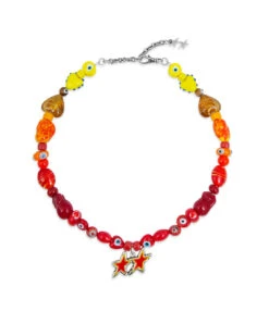 Twojeys Sales Store 22 Melted Stars Sunrise Necklace