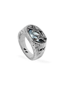 White Stone Superstar Signet