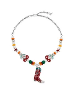 Summer Boot Necklace