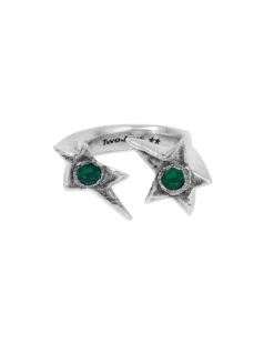 Green Two Stone Ring -Twojeys Sales Store FT014 9431493e 7ffa 4d02 9f70 c069aac51878