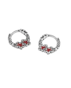 Red Melted Stars Earrings -Twojeys Sales Store FT027 1