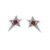 Red Stone Studs -Twojeys Sales Store FT032 aae29446 9aa5 40f0 9b13 6d45bcfd7a02