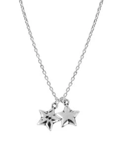 Two Stars Enameled Necklace -Twojeys Sales Store FT090