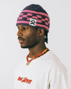 Knit Purple Beanie -Twojeys Sales Store ISLABONITA2025 ECOMMERCE HAT blue pink2 1