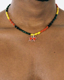 Jamaican Necklace -Twojeys Sales Store ISLABONITA2025 ECOMMERCE NECKLACE icon star rasta