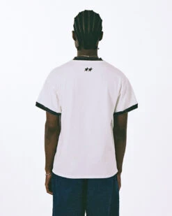 Two Tone Oval T-Shirt -Twojeys Sales Store ISLABONITA2025 ECOMMERCE T SHIRT white black flames logo3